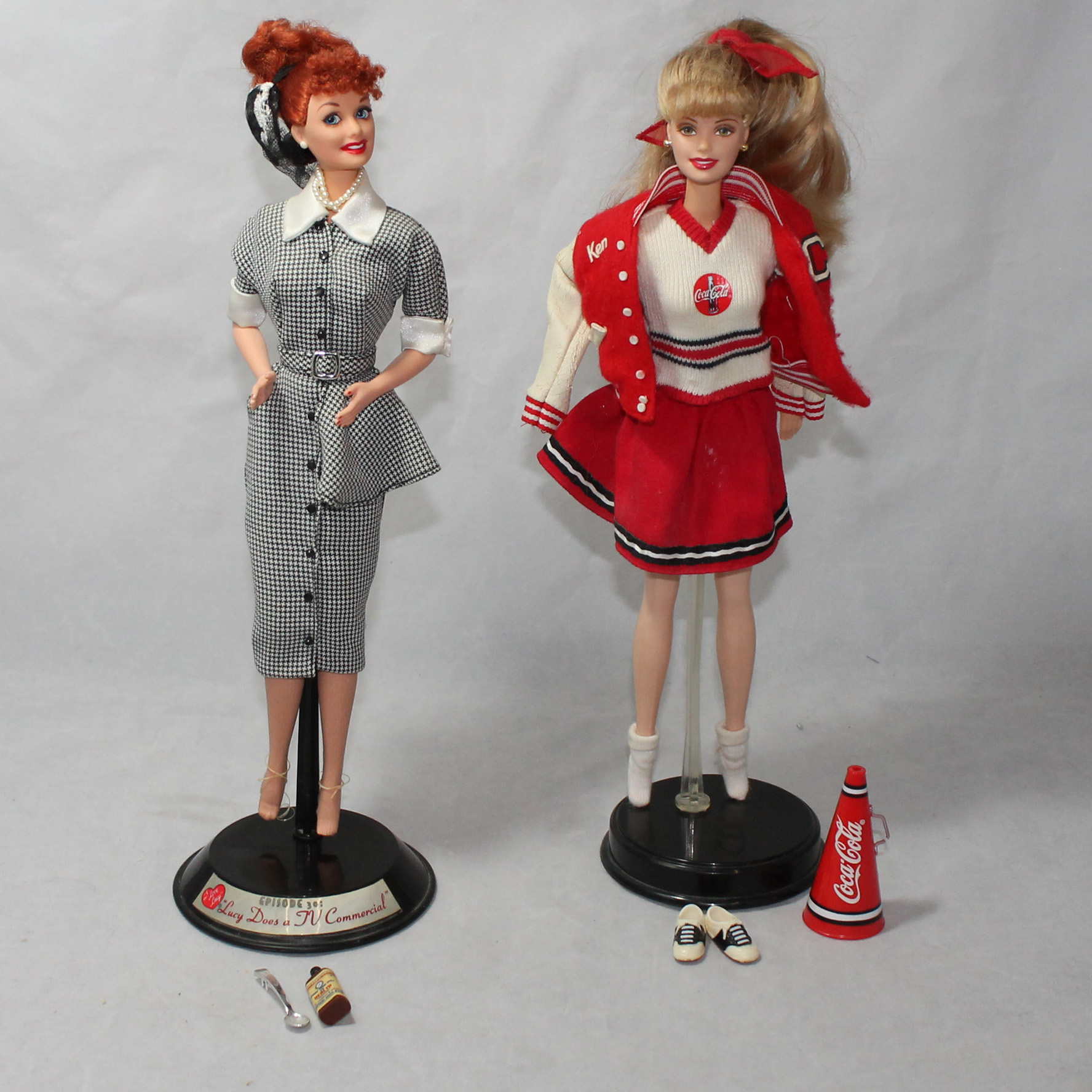 coca cola cheerleader barbie doll value