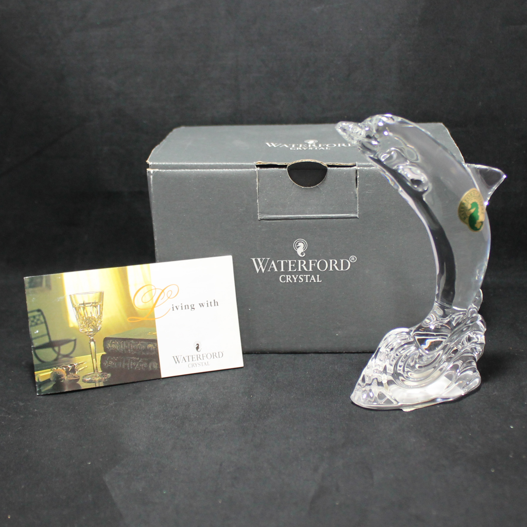 waterford crystal dolphin figurine