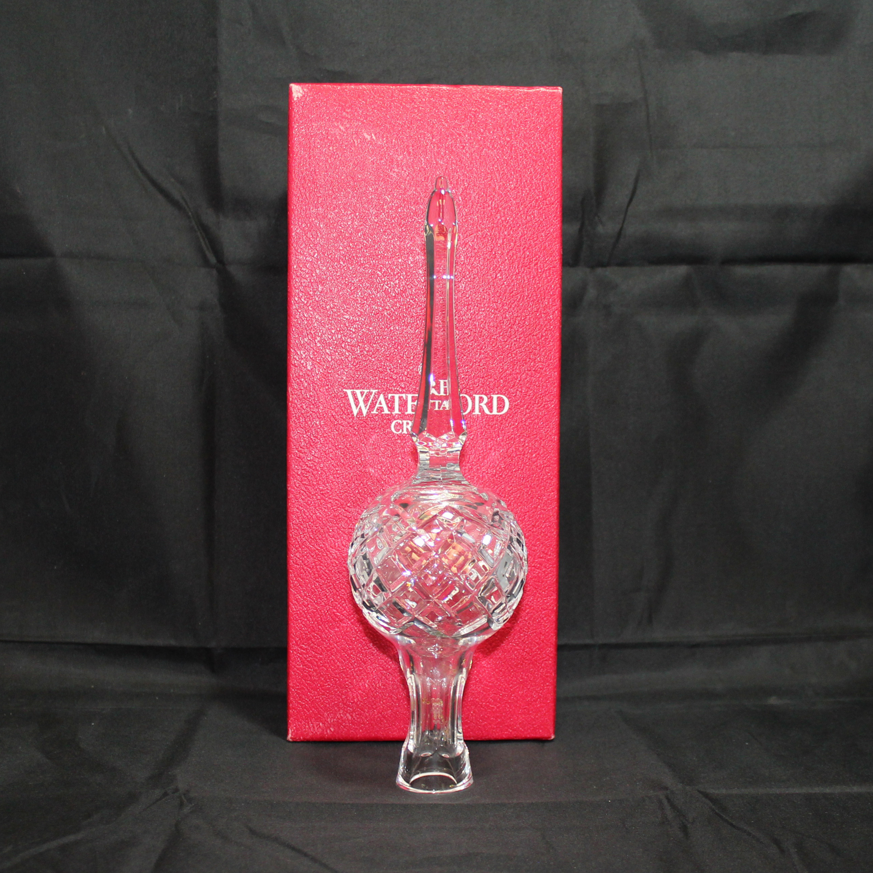 Waterford Crystal Rounded Tip Tree Topper, Mint in box 24258076754 eBay