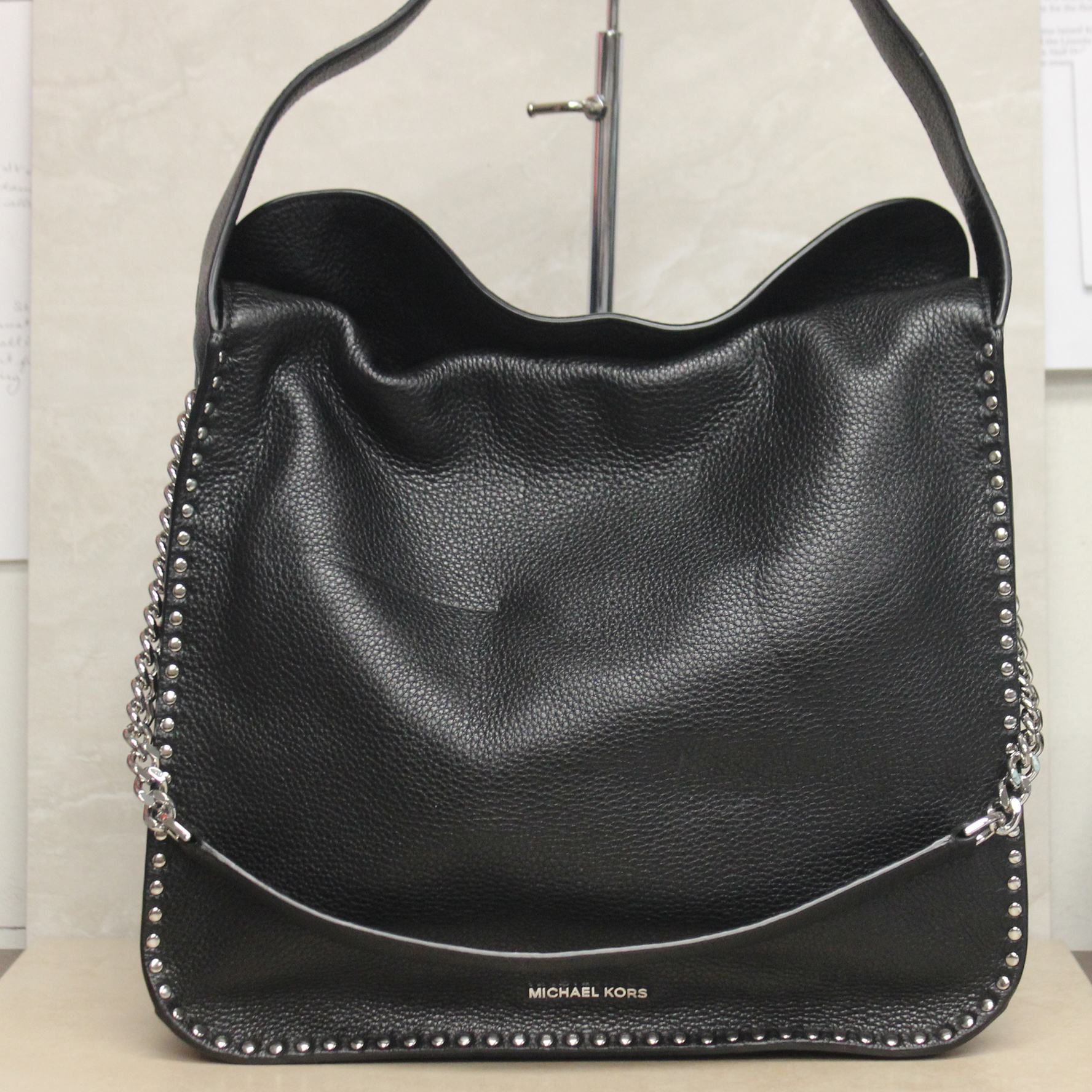 michael kors soft leather handbag
