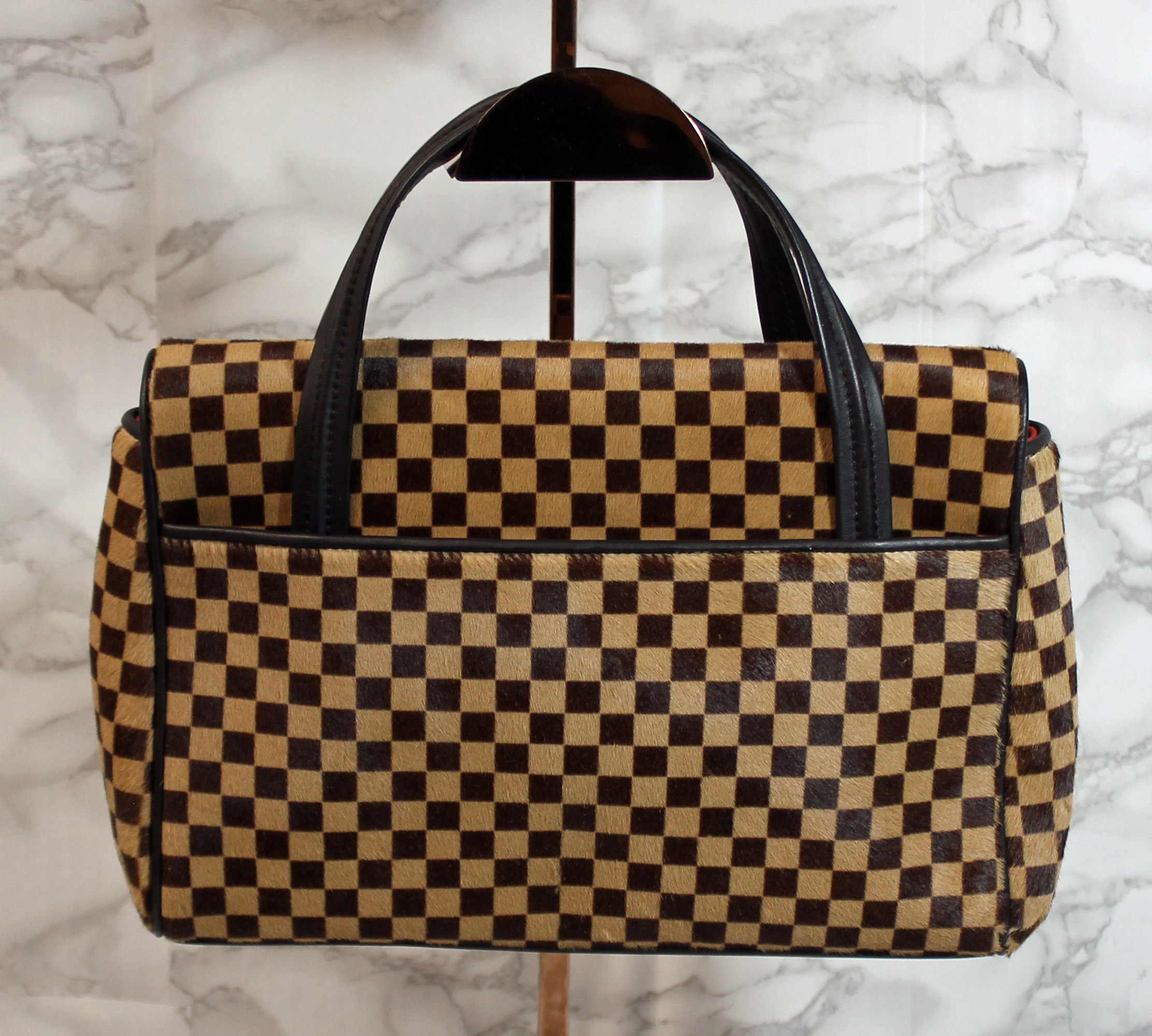 Louis Vuitton Tan Damier Sauvage Lionne Handbag (AP 435 ) | eBay