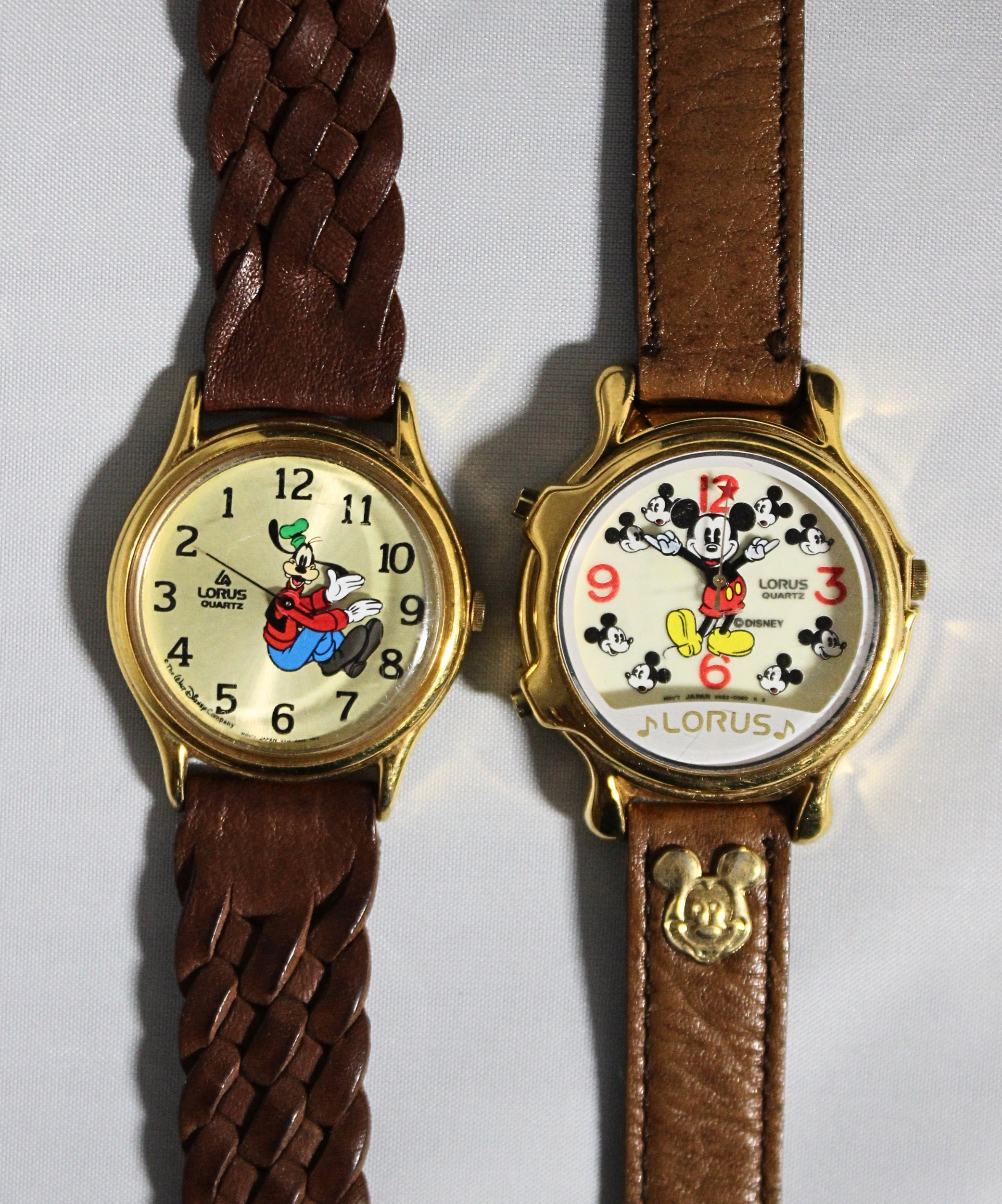Lot of 2 Lorus Disney Watches Goofy and Mickey Mouse| Needs Batteries - Imagen 4 de 5
