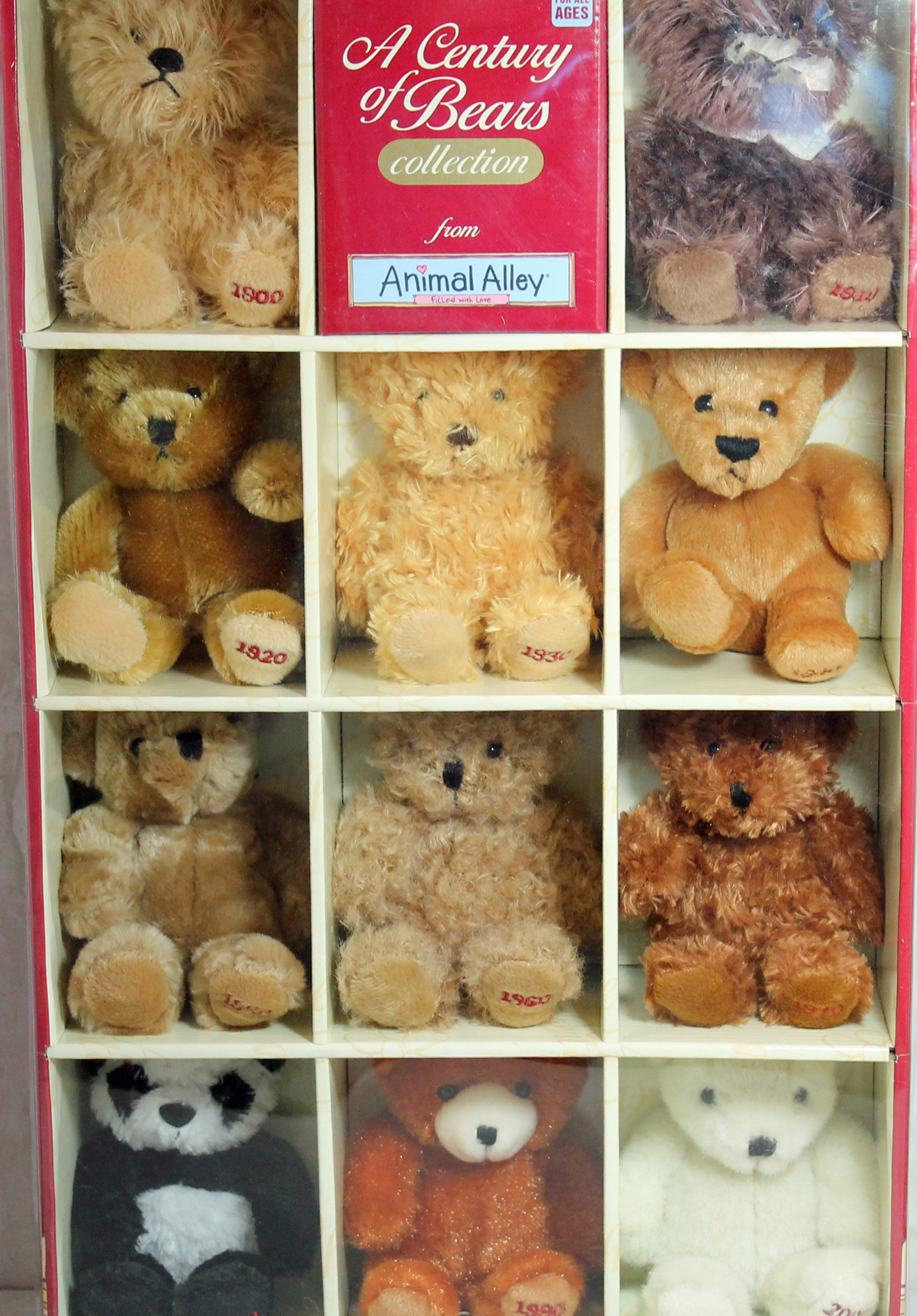 stuffed bear collection